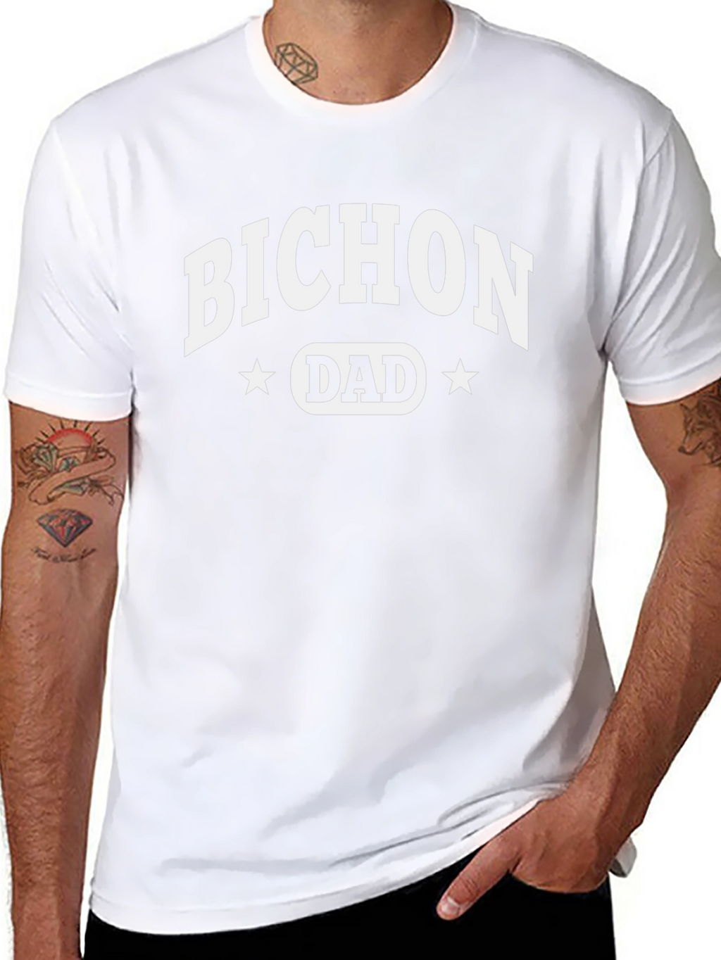 Bichon Dad T-Shirt - Dog Lover Tee