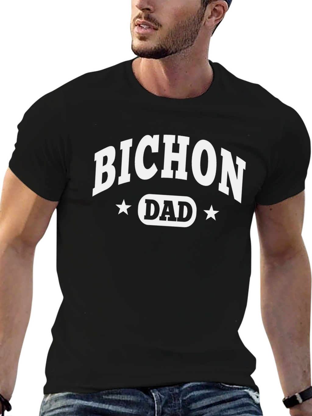 Bichon Dad T-Shirt - Dog Lover Tee
