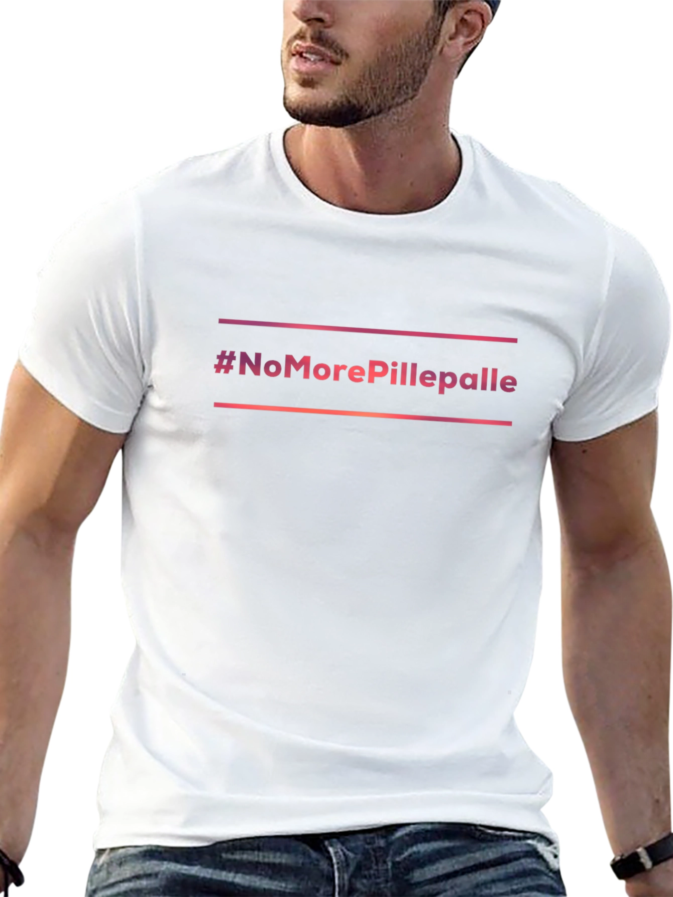 #NoMorePillepalle Black Graphic Tee