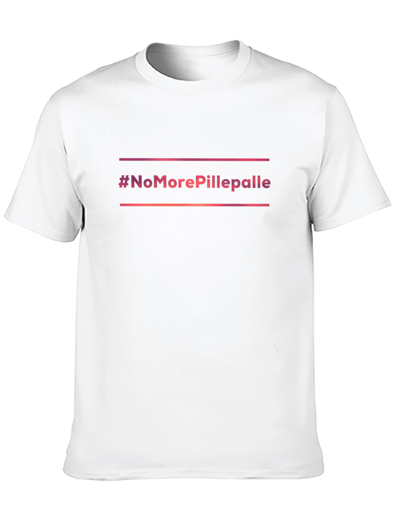 #NoMorePillepalle Black Graphic Tee