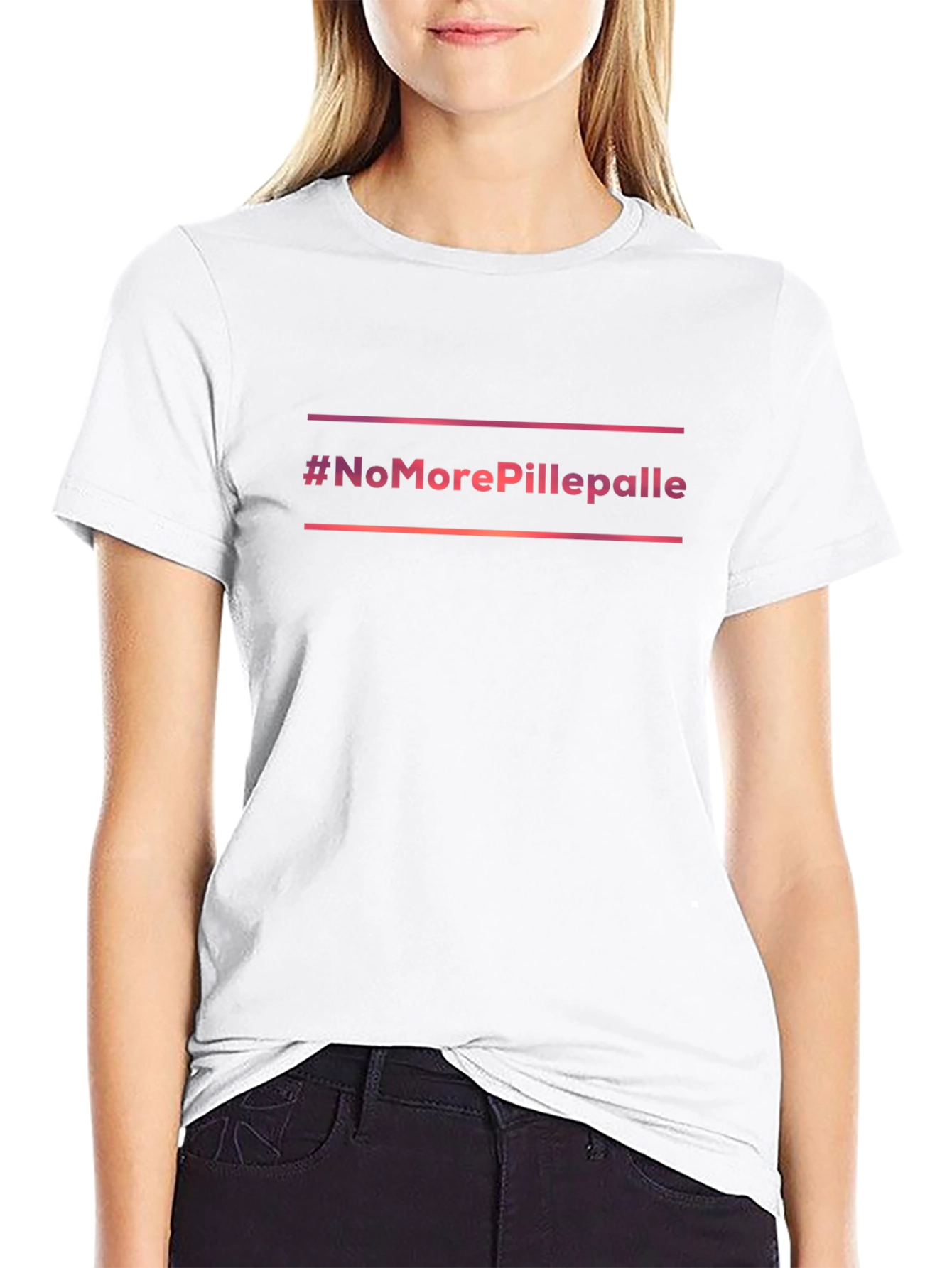 #NoMorePillepalle Black Graphic Tee