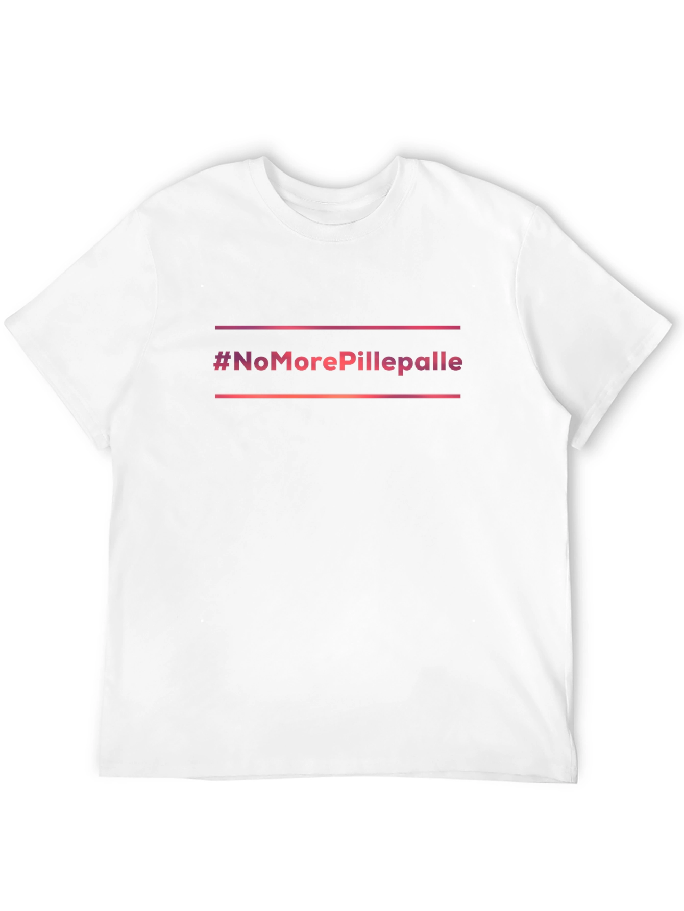 #NoMorePillepalle Black Graphic Tee