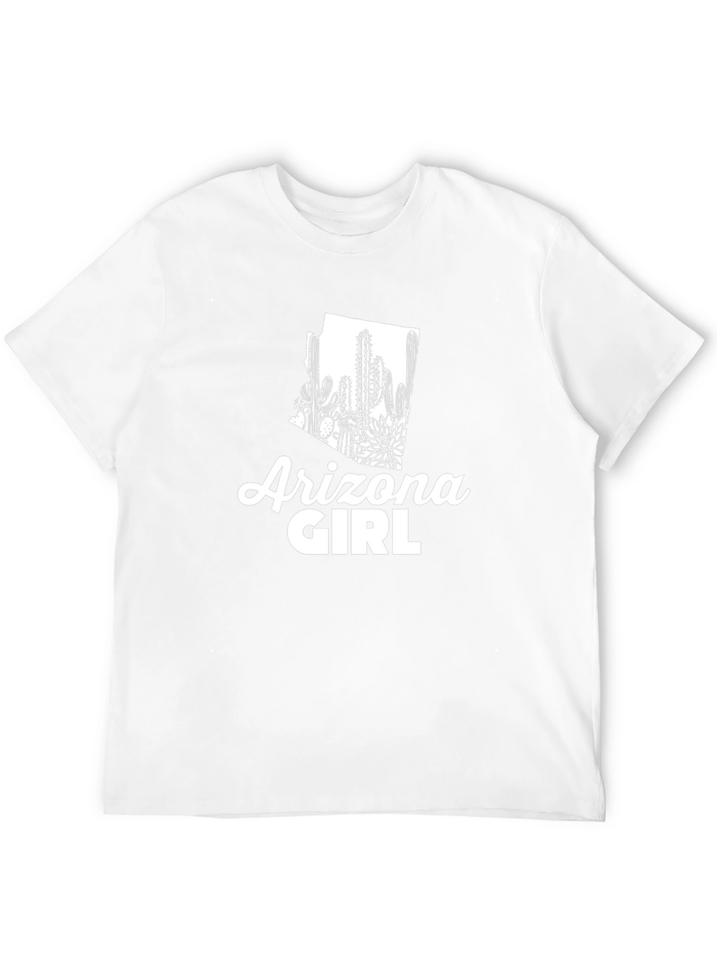 Arizona Girl Cactus State Pride Graphic T-Shirt