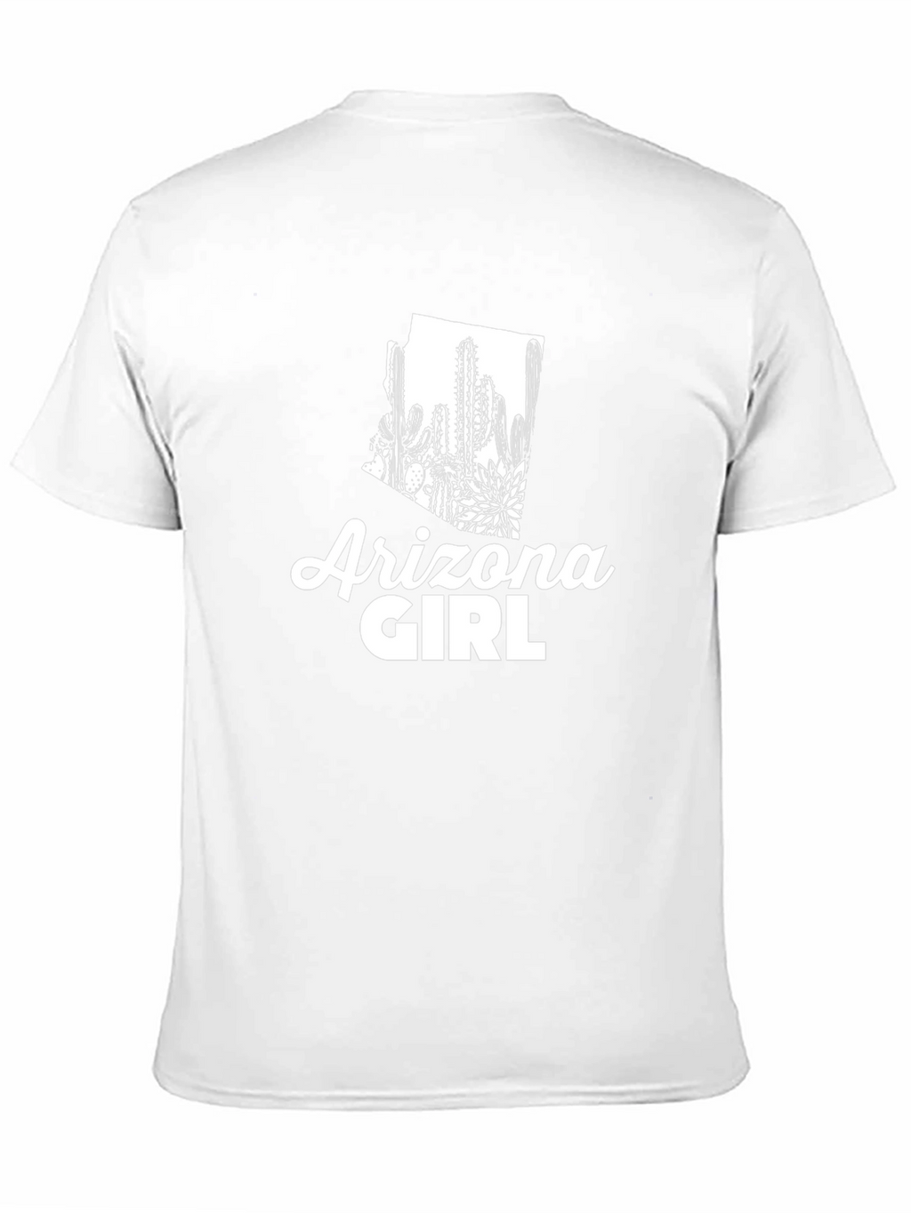 Arizona Girl Cactus State Pride Graphic T-Shirt