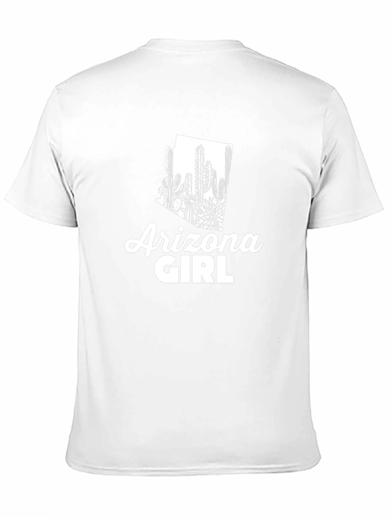 Arizona Girl Cactus State Pride Graphic T-Shirt