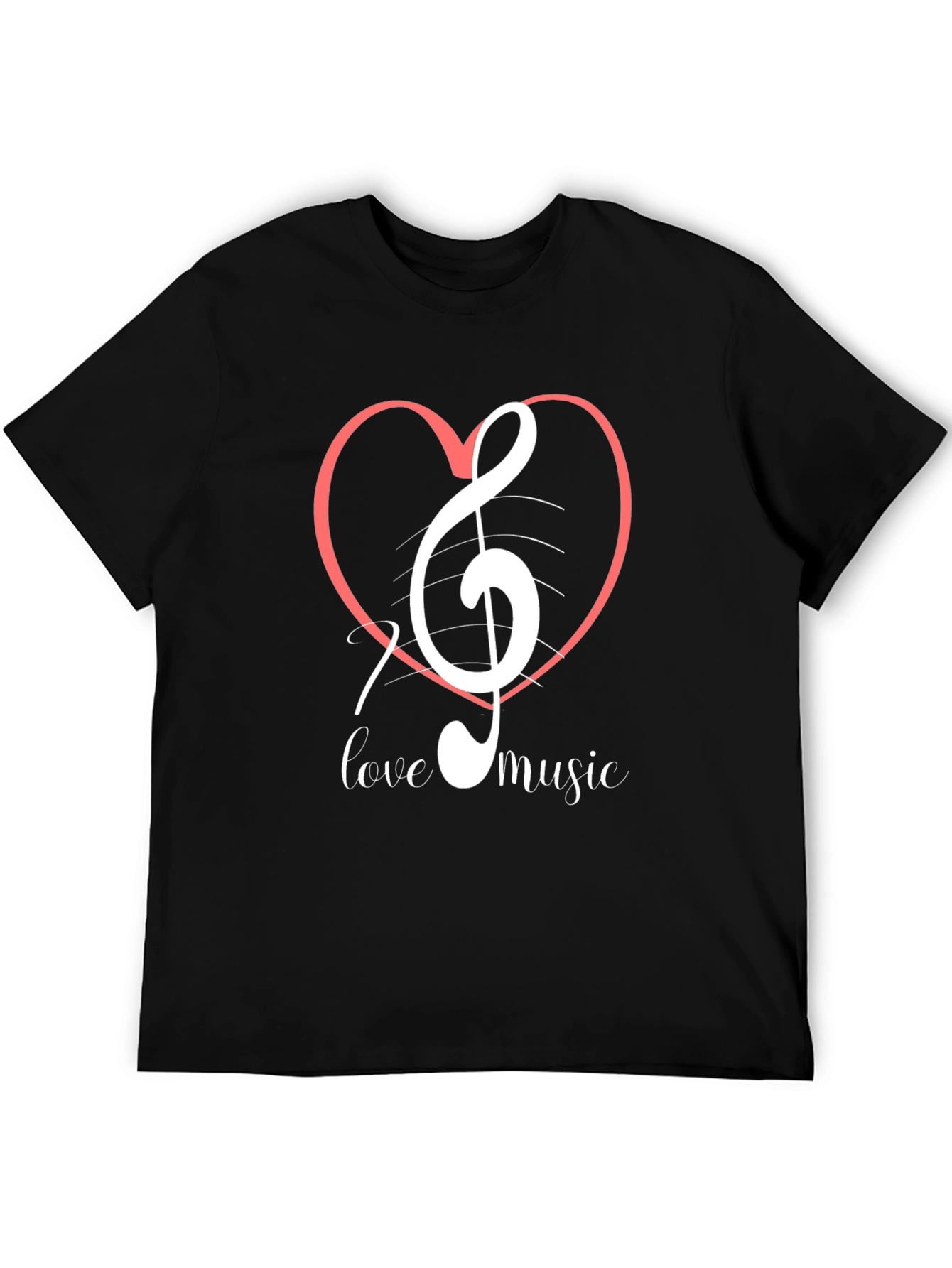 Love Music Graphic T-Shirt - Stylish & Comfortable