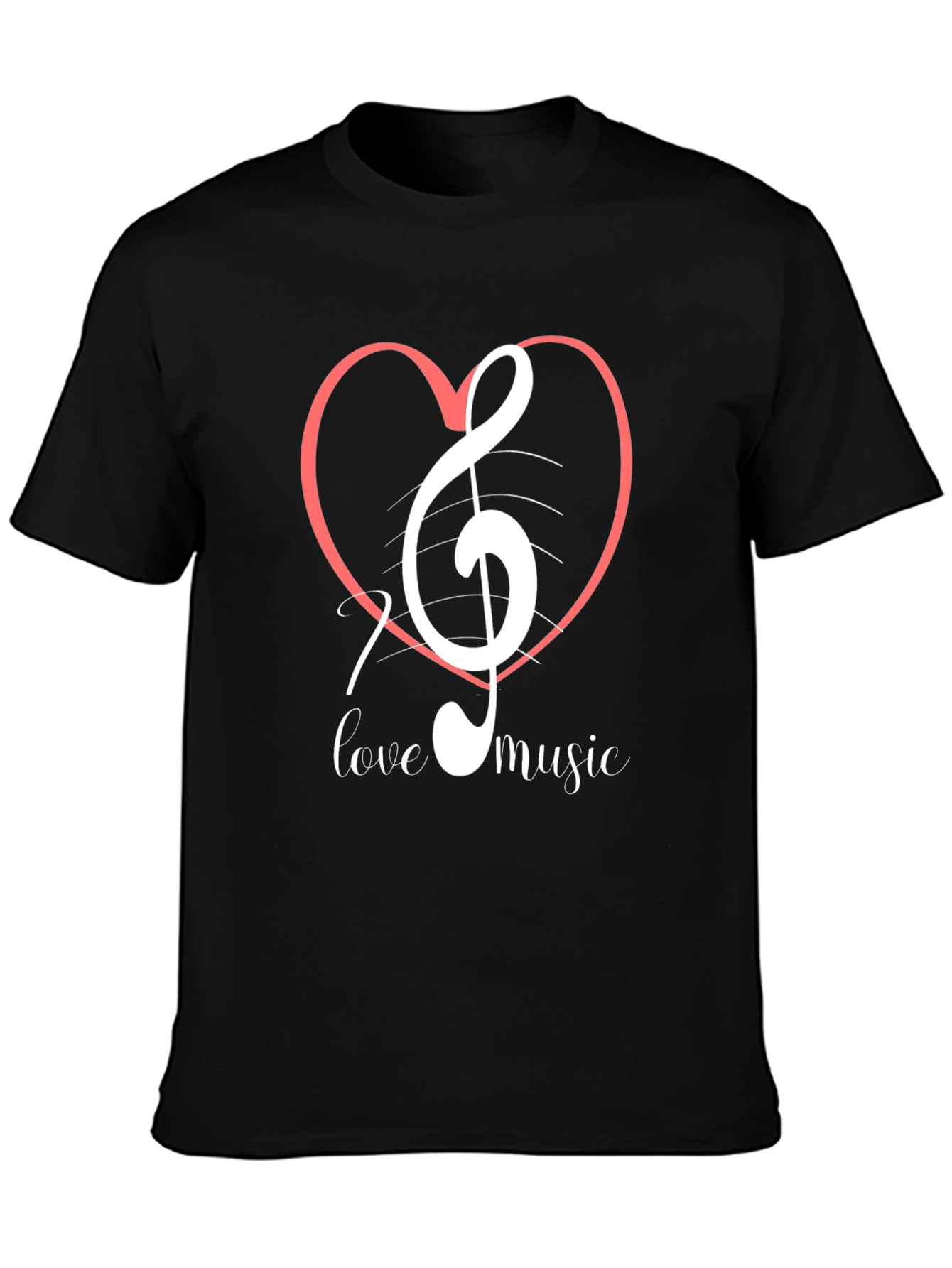 Love Music Graphic T-Shirt - Stylish & Comfortable