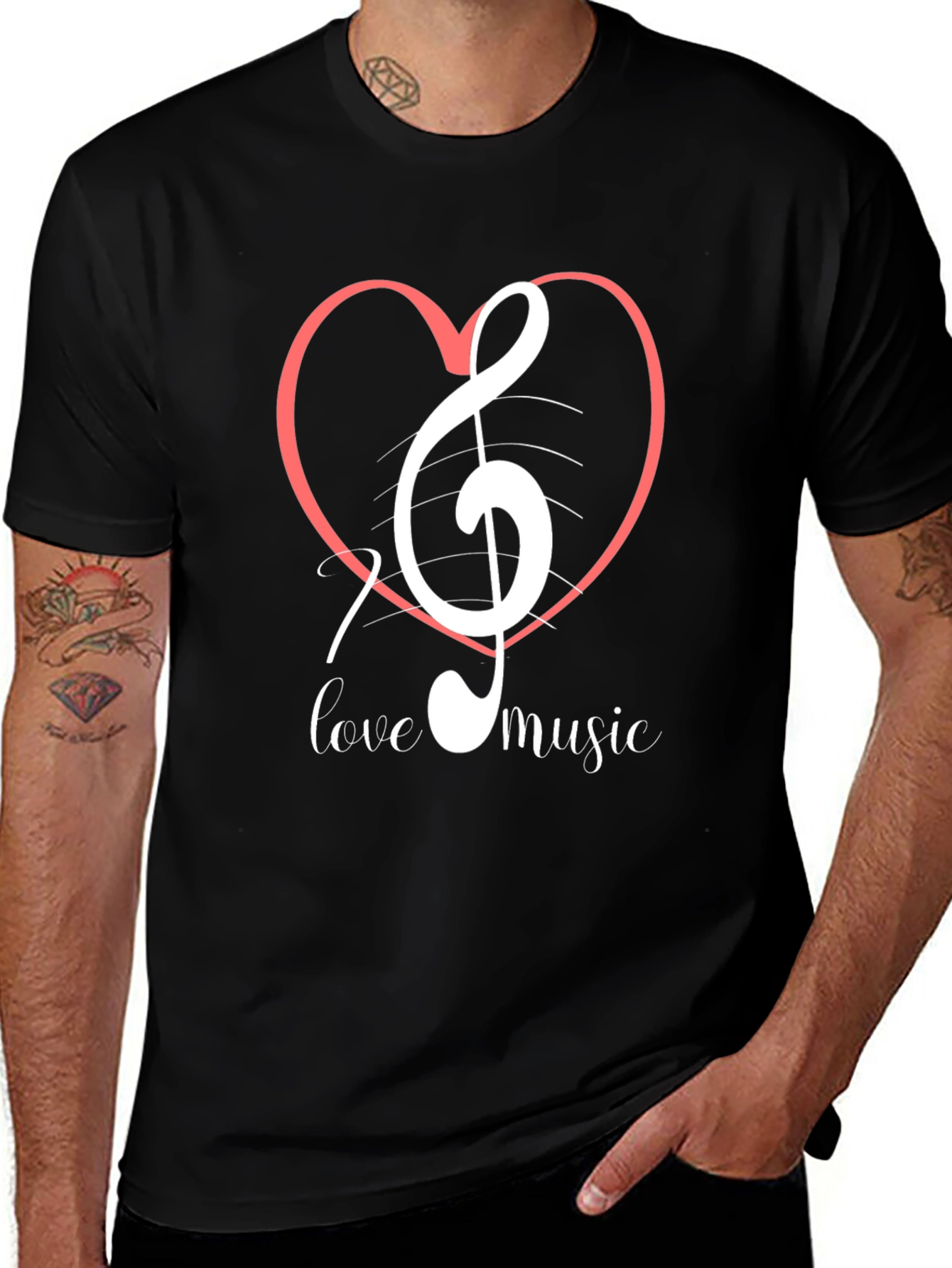 Love Music Graphic T-Shirt - Stylish & Comfortable