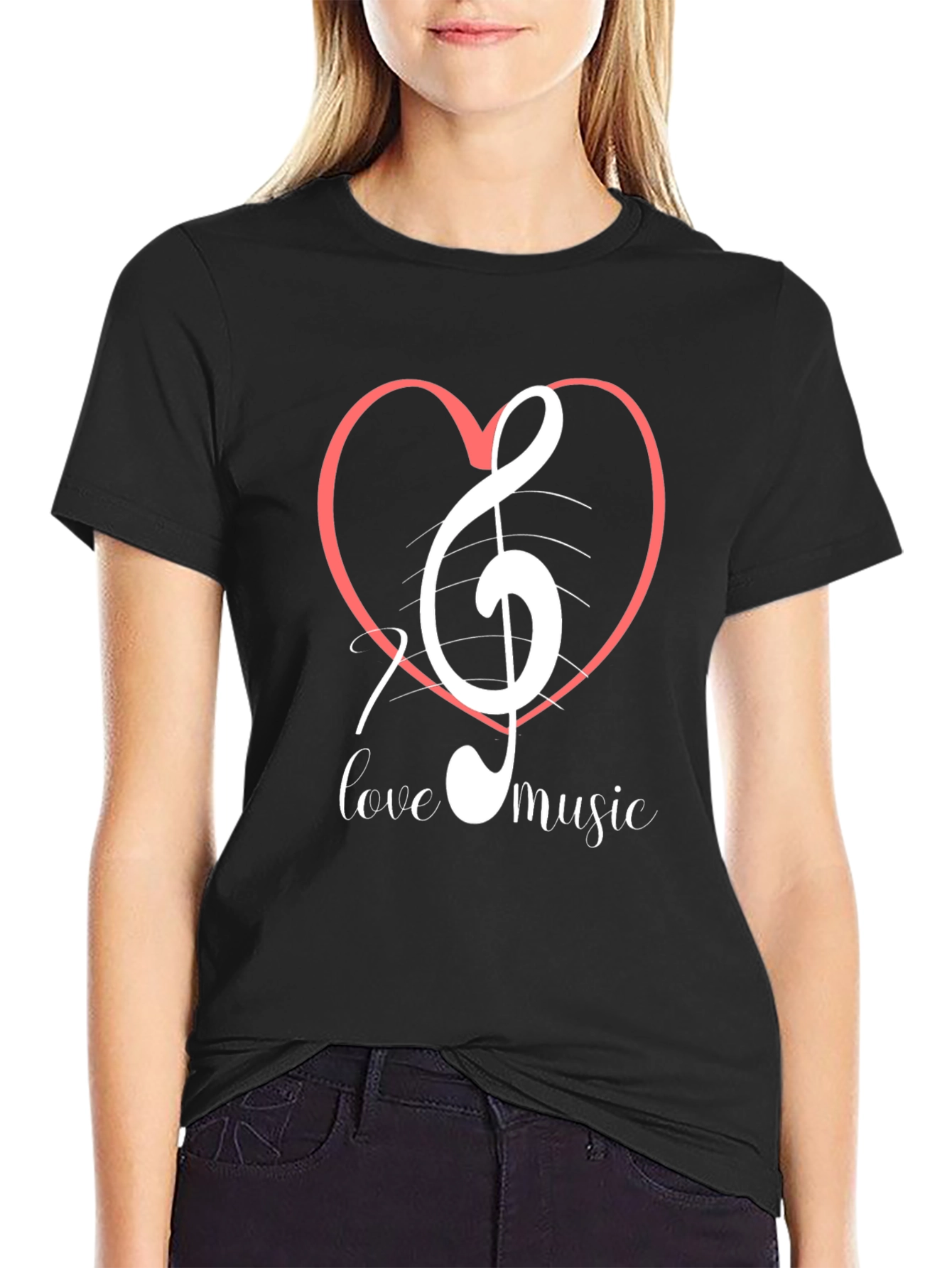 Love Music Graphic T-Shirt - Stylish & Comfortable