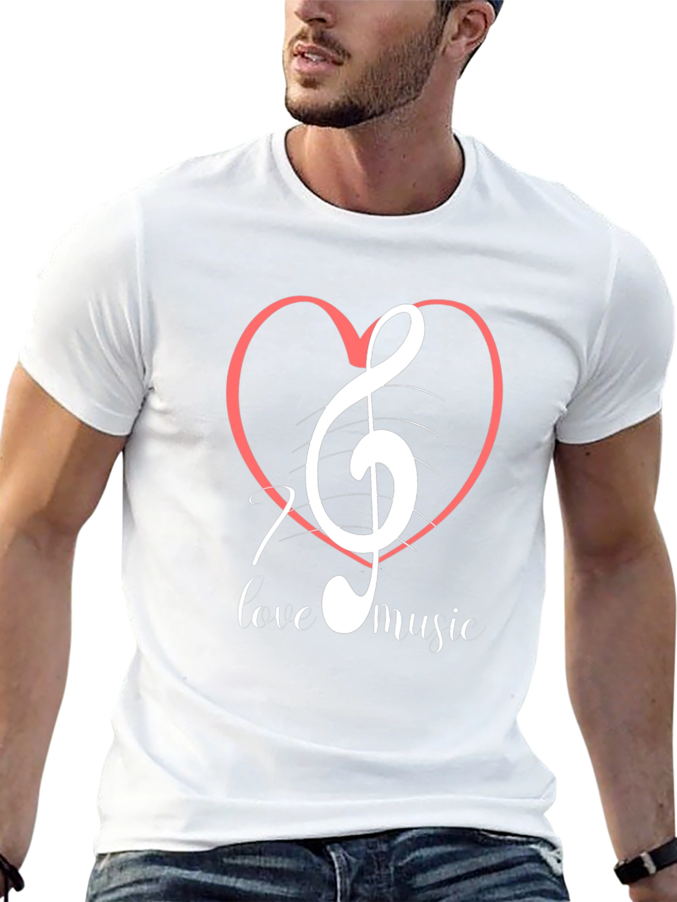 Love Music Graphic T-Shirt - Stylish & Comfortable