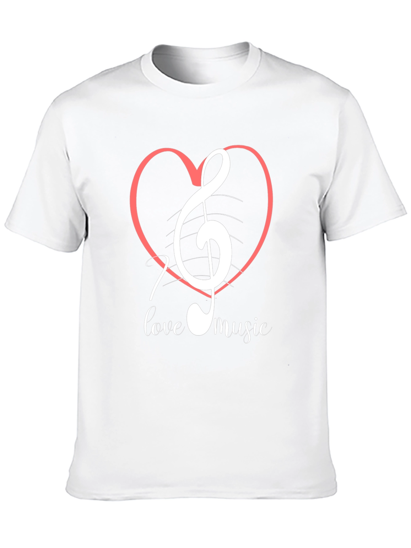 Love Music Graphic T-Shirt - Stylish & Comfortable