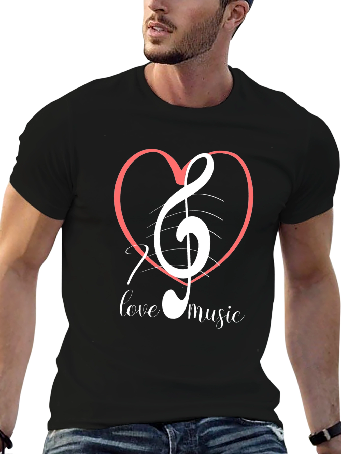 Love Music Graphic T-Shirt - Stylish & Comfortable
