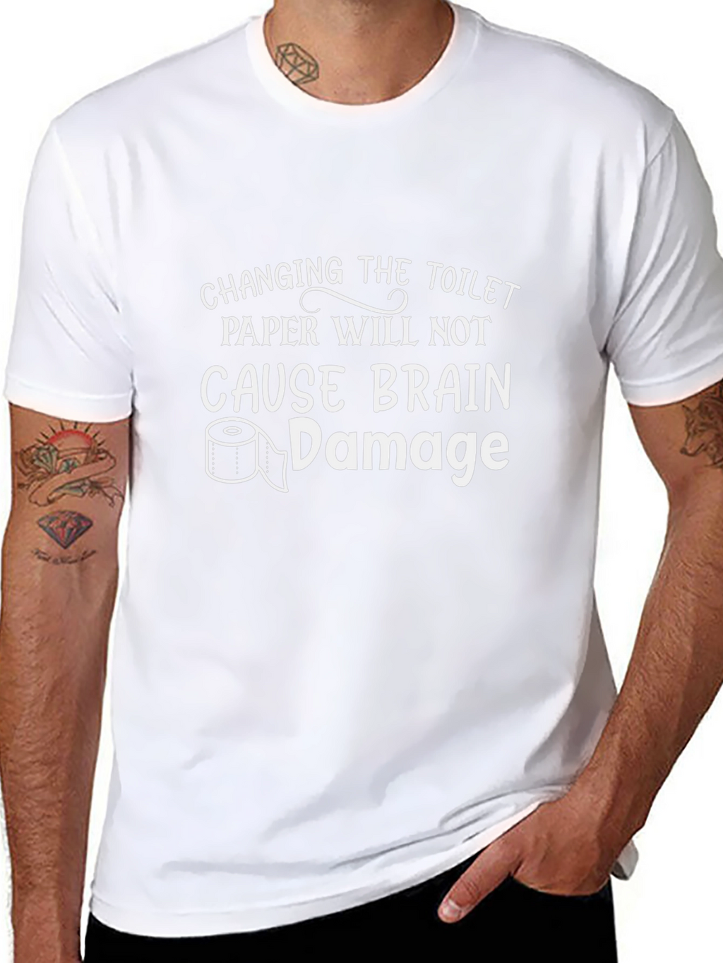 Funny Changing Toilet Paper Graphic Tee