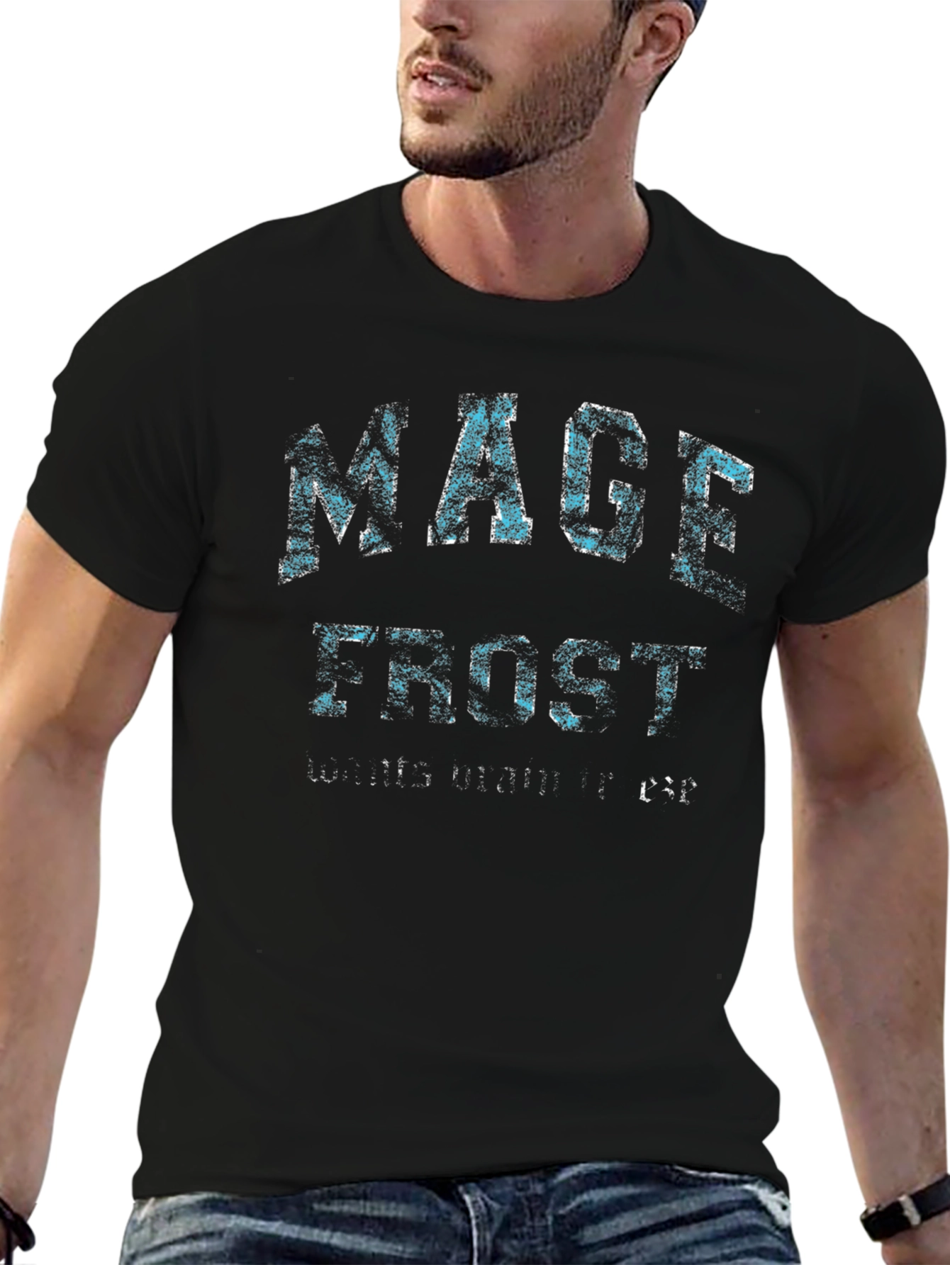 Mage Frost Wants Mana T-Shirt - Black