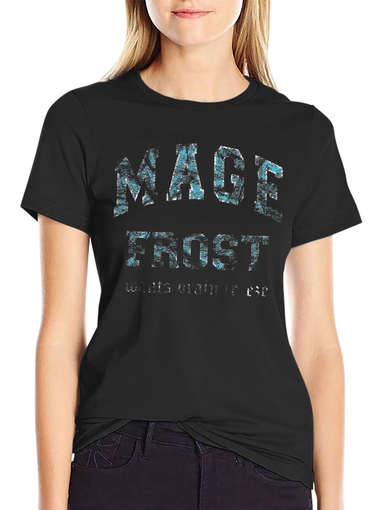 Mage Frost Wants Mana T-Shirt - Black