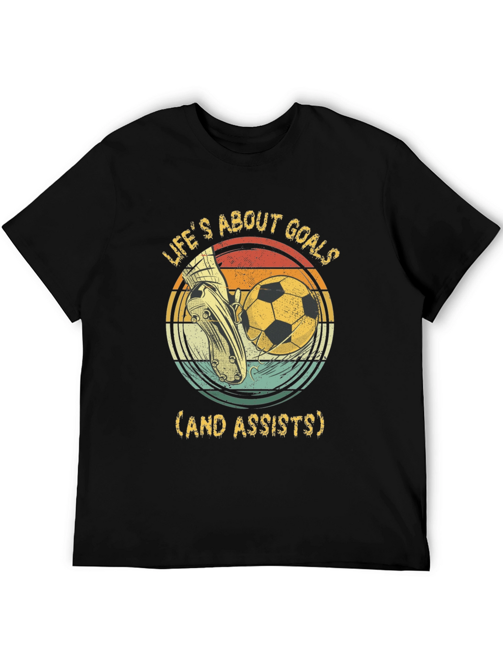 Lifes About Goals Soccer T-Shirt