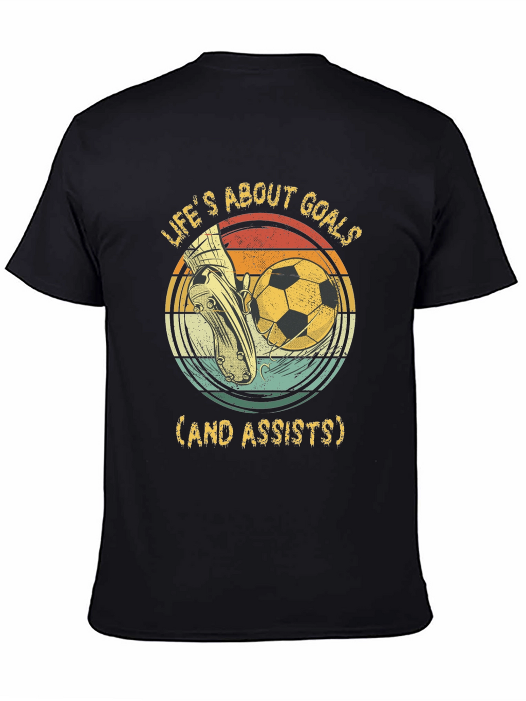 Lifes About Goals Soccer T-Shirt
