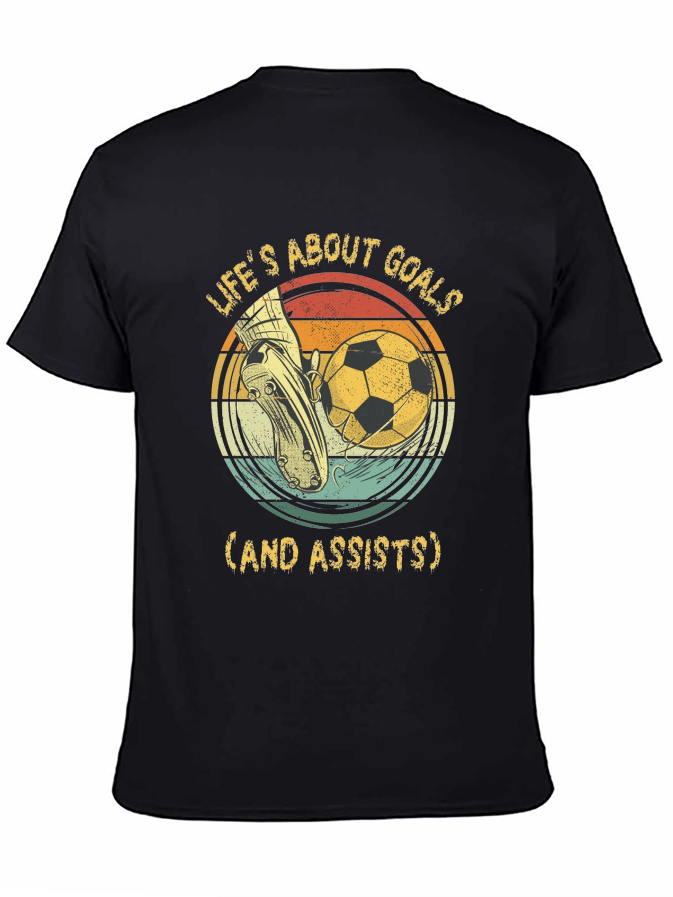 Lifes About Goals Soccer T-Shirt