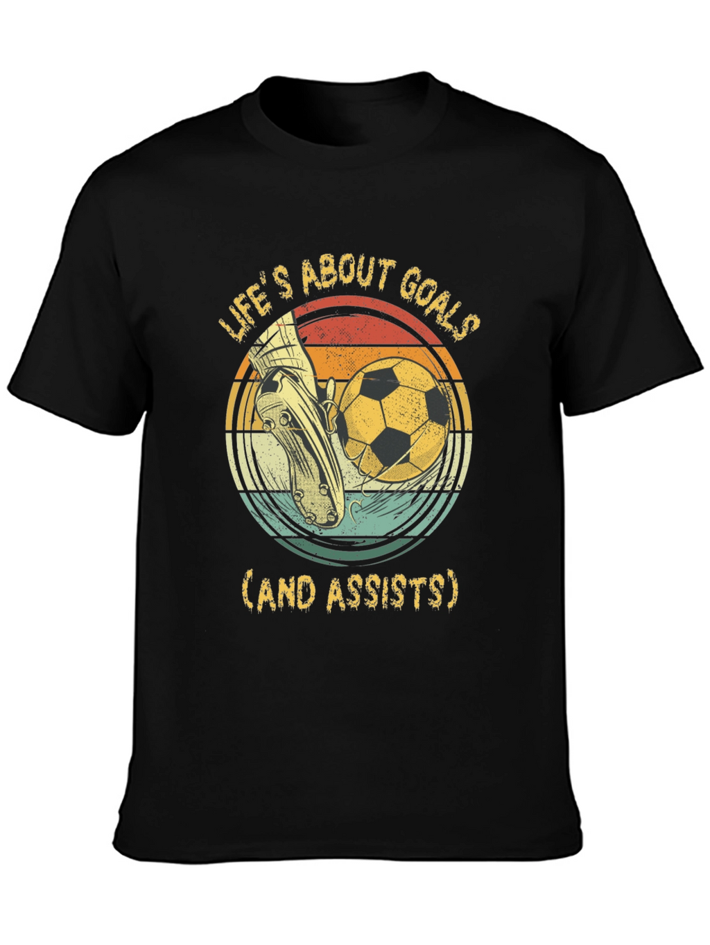 Lifes About Goals Soccer T-Shirt
