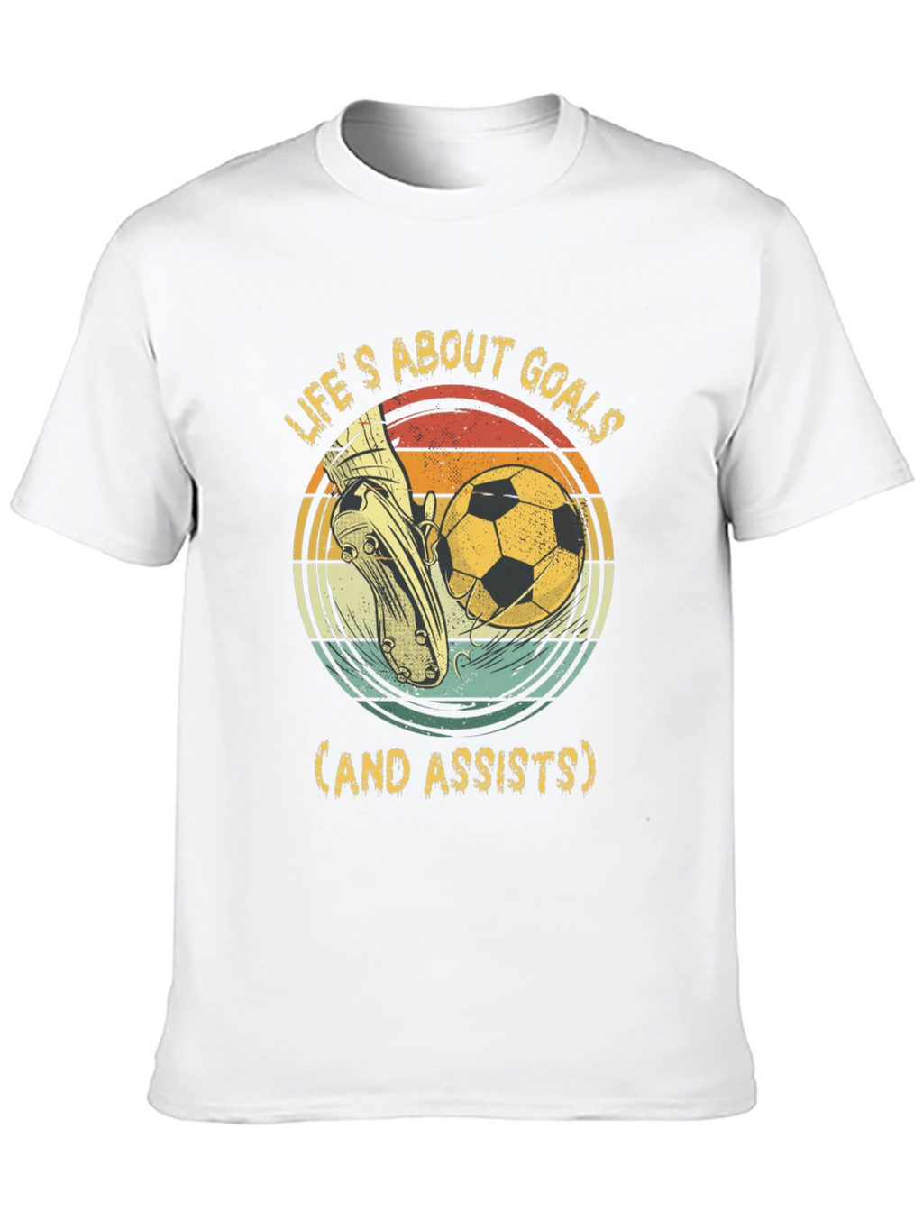 Lifes About Goals Soccer T-Shirt