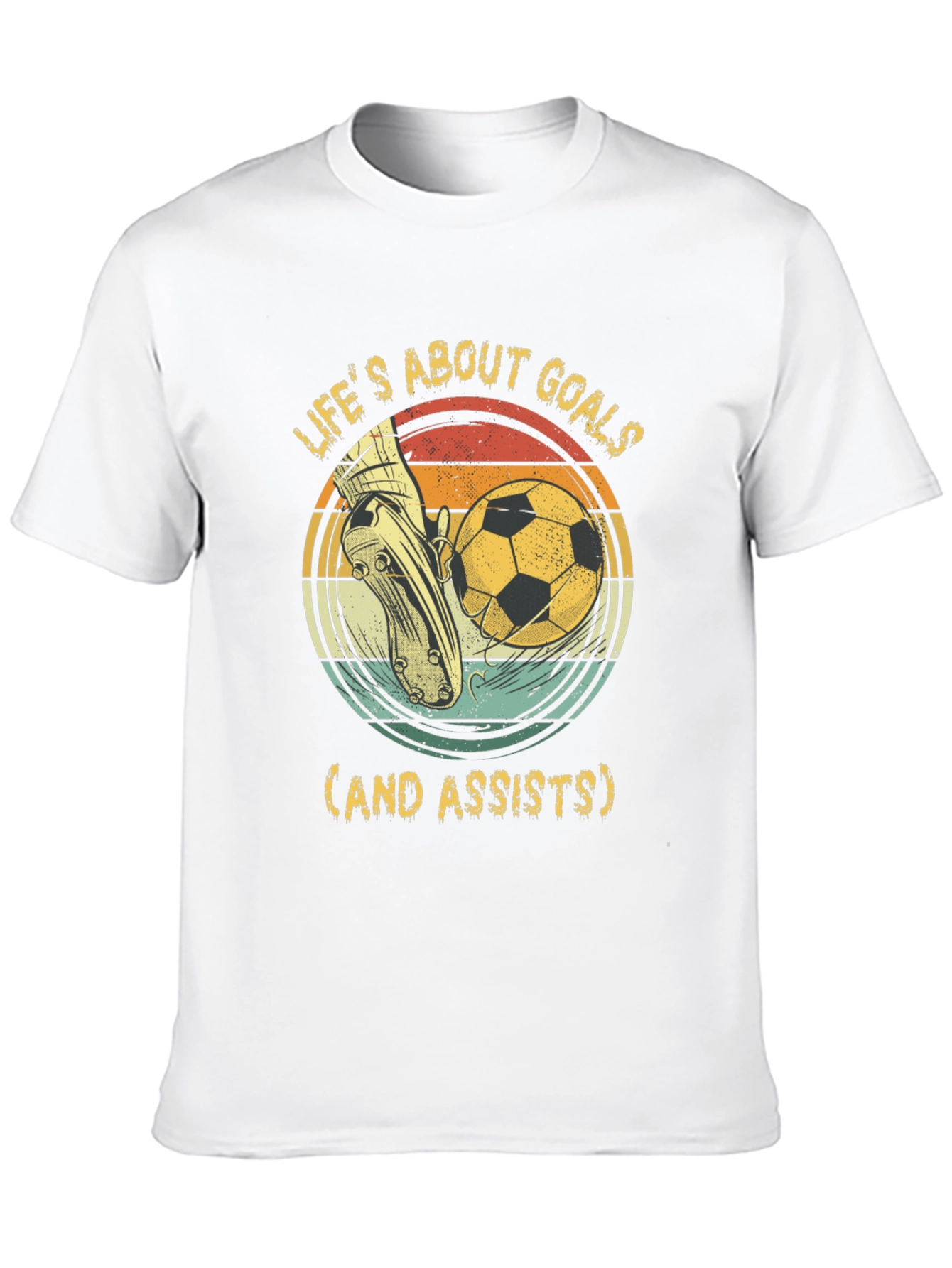 Lifes About Goals Soccer T-Shirt