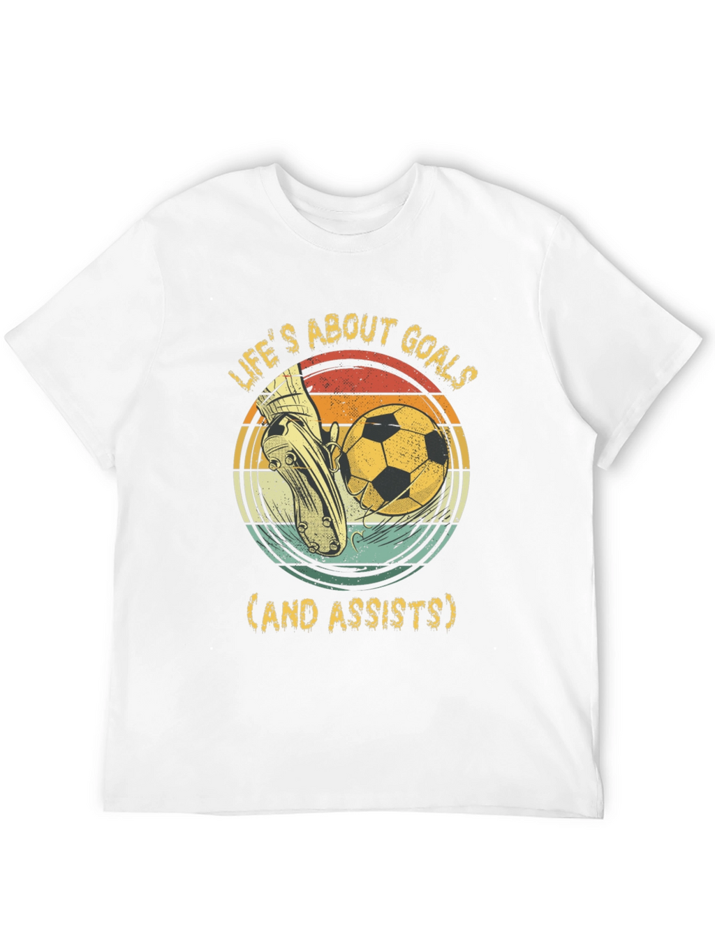 Lifes About Goals Soccer T-Shirt