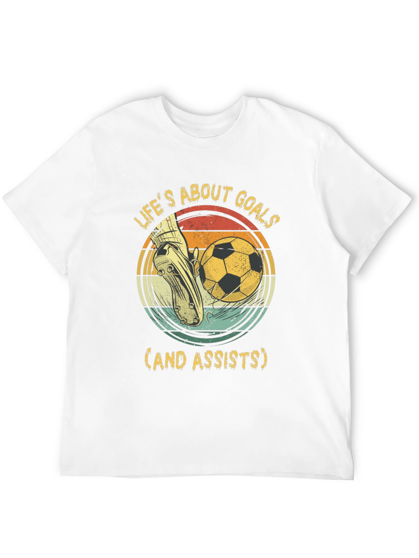 Lifes About Goals Soccer T-Shirt