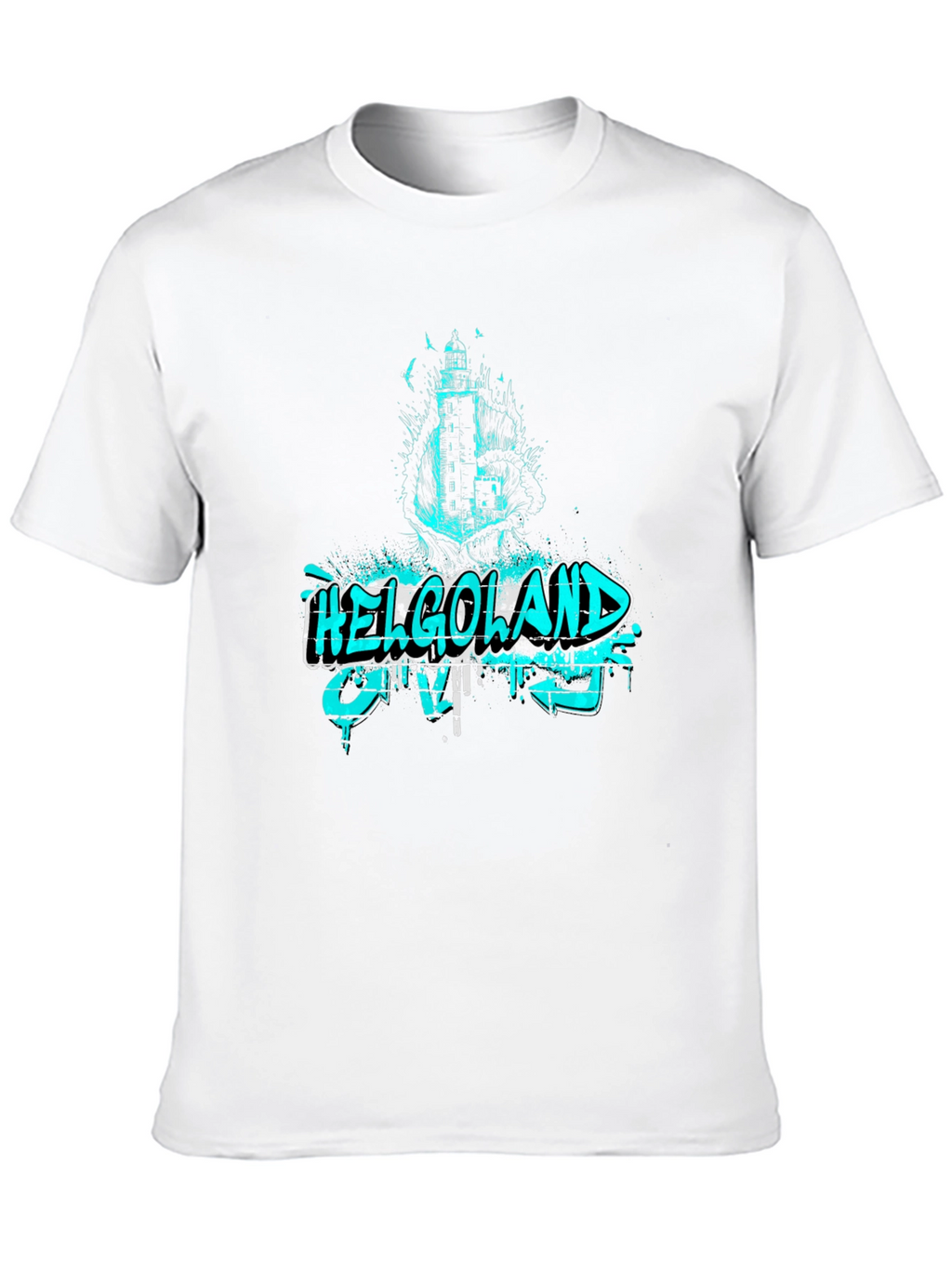 Helgoland Lighthouse Graphic T-Shirt