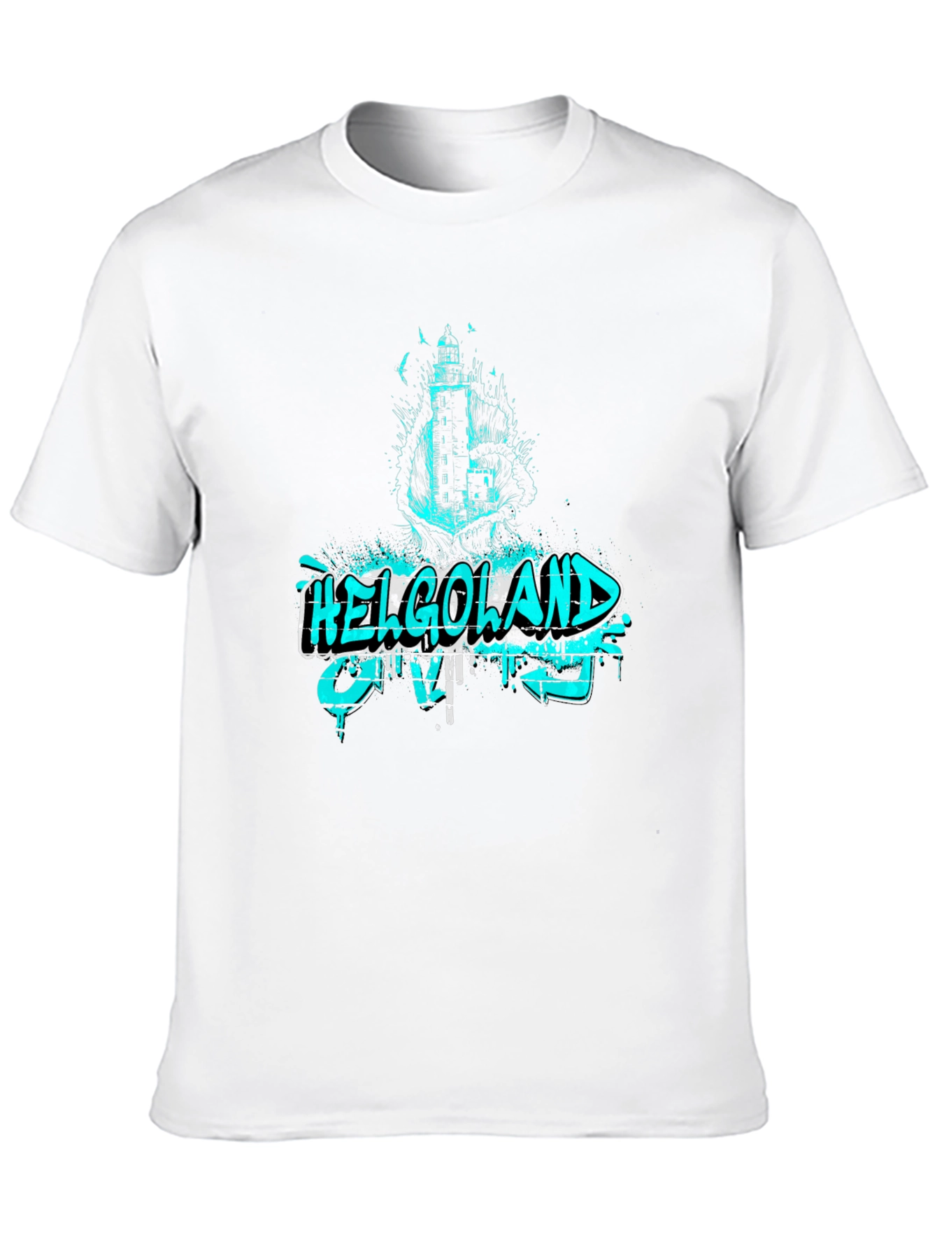 Helgoland Lighthouse Graphic T-Shirt