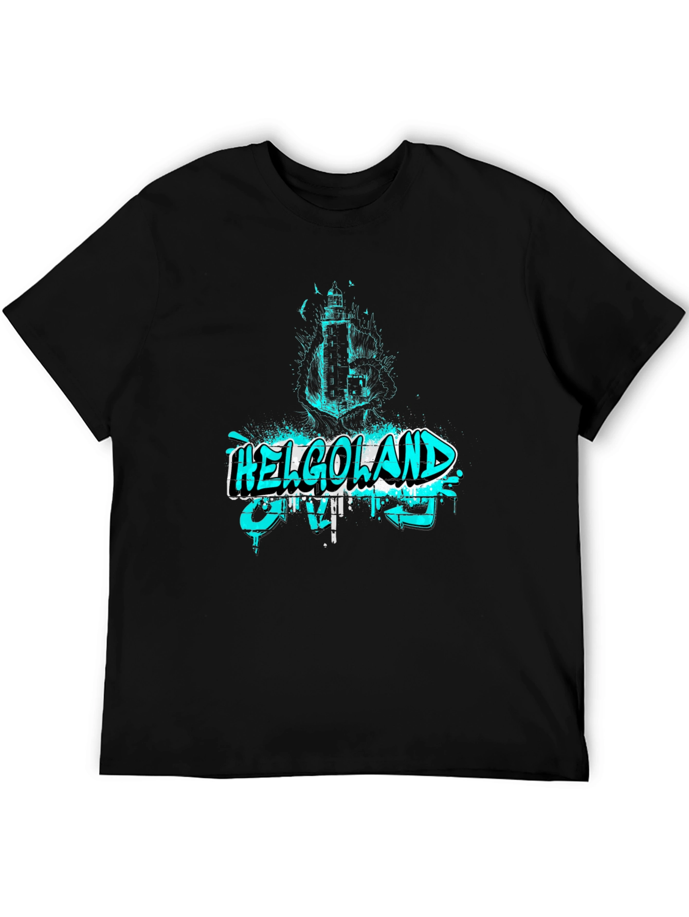 Helgoland Lighthouse Graphic T-Shirt