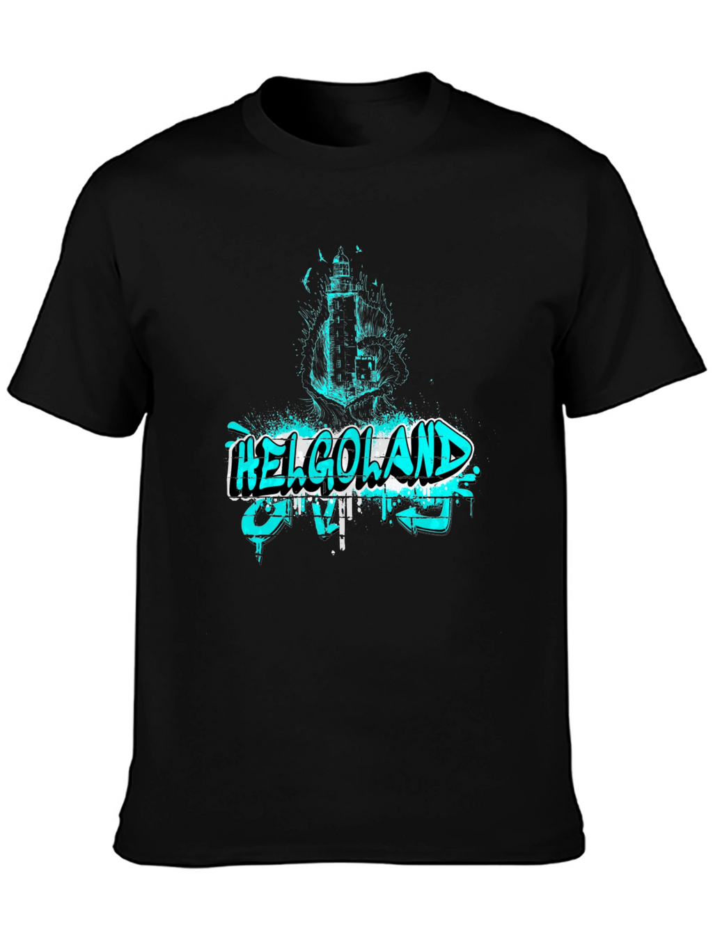 Helgoland Lighthouse Graphic T-Shirt