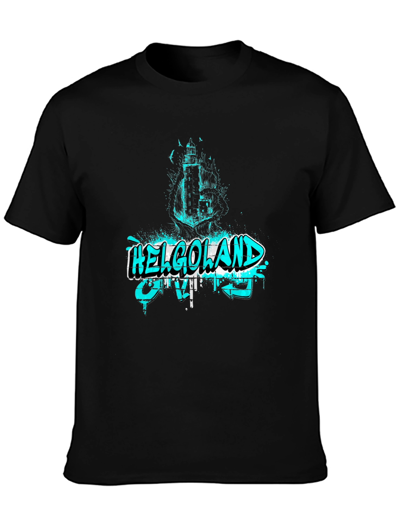 Helgoland Lighthouse Graphic T-Shirt