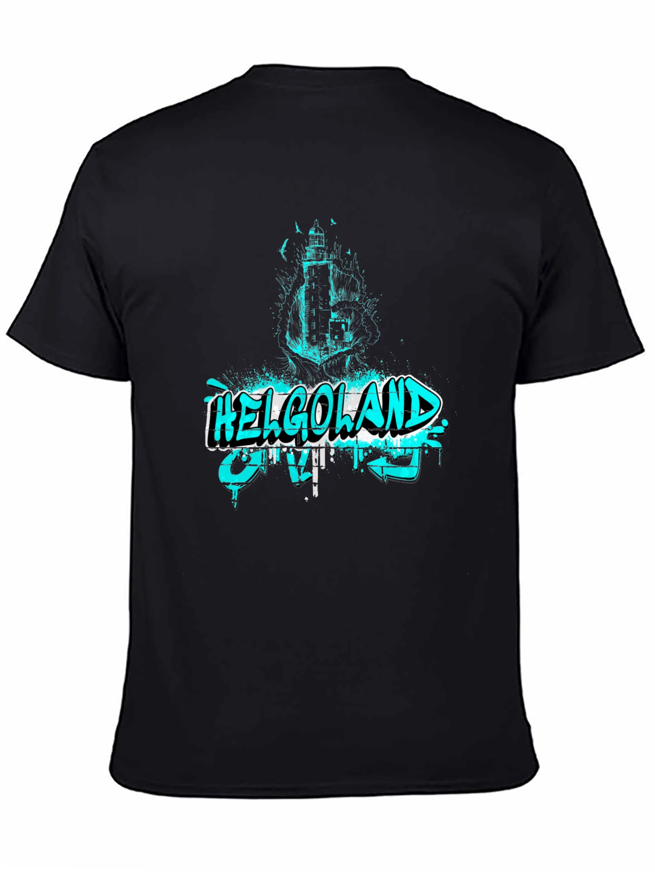 Helgoland Lighthouse Graphic T-Shirt