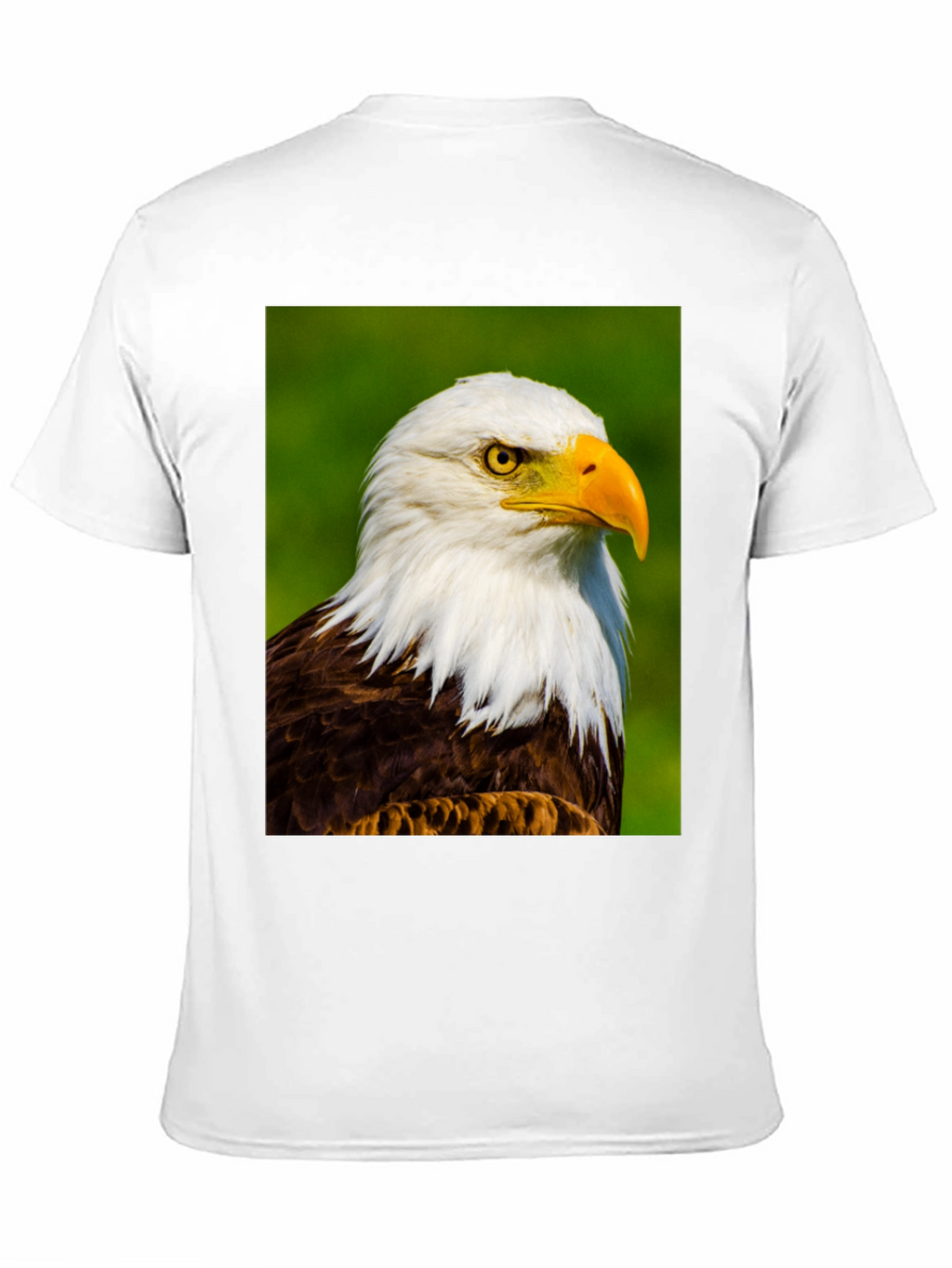 Bald Eagle Graphic Print Tee - Patriotic Style
