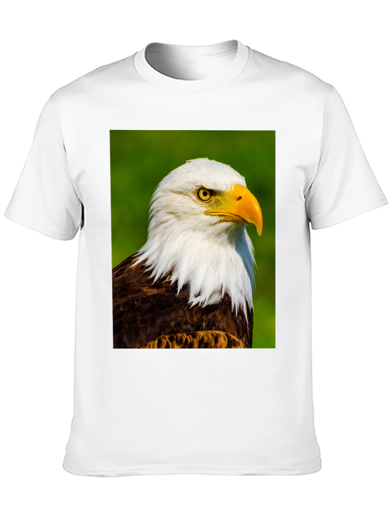 Bald Eagle Graphic Print Tee - Patriotic Style