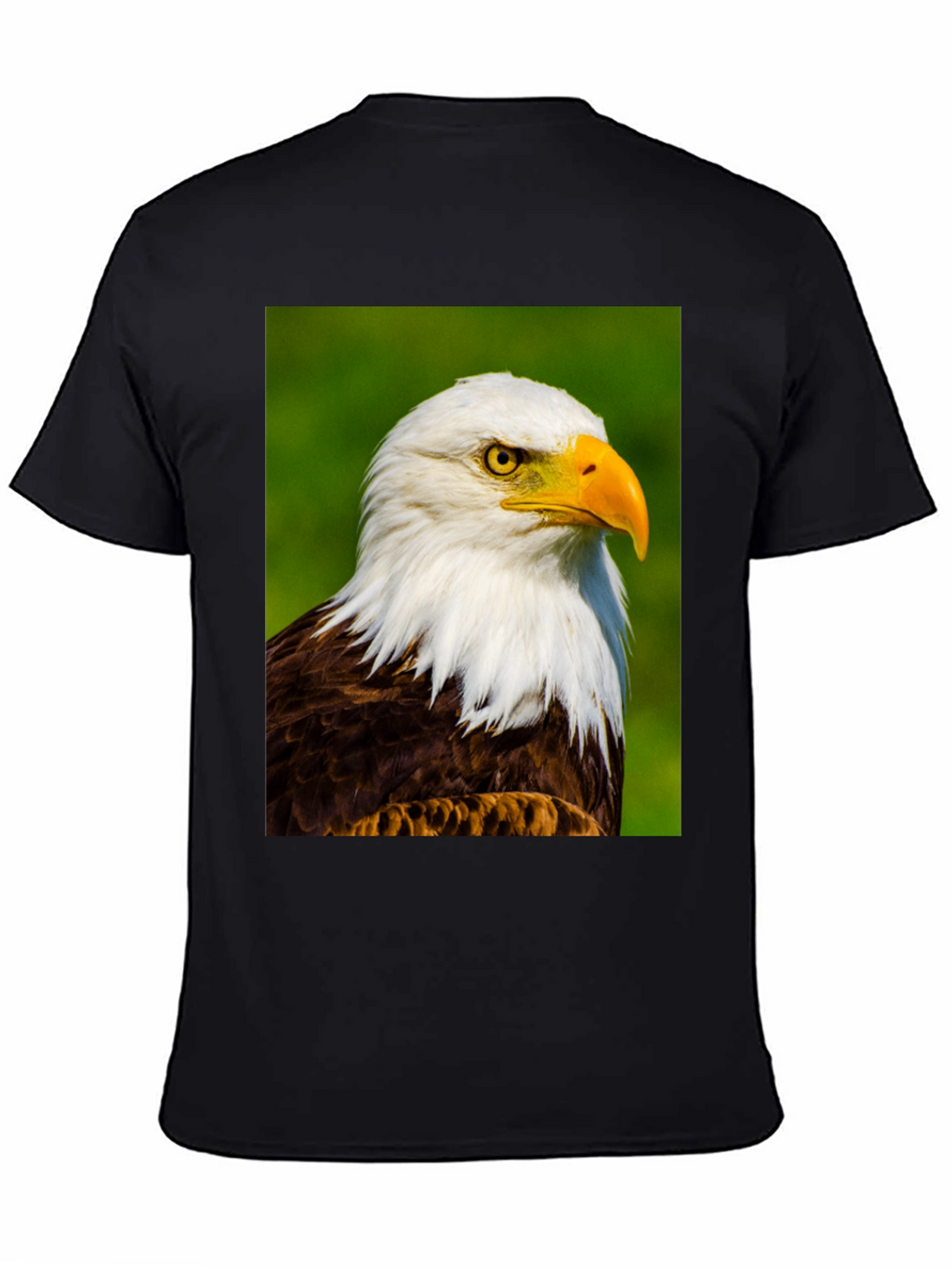 Bald Eagle Graphic Print Tee - Patriotic Style