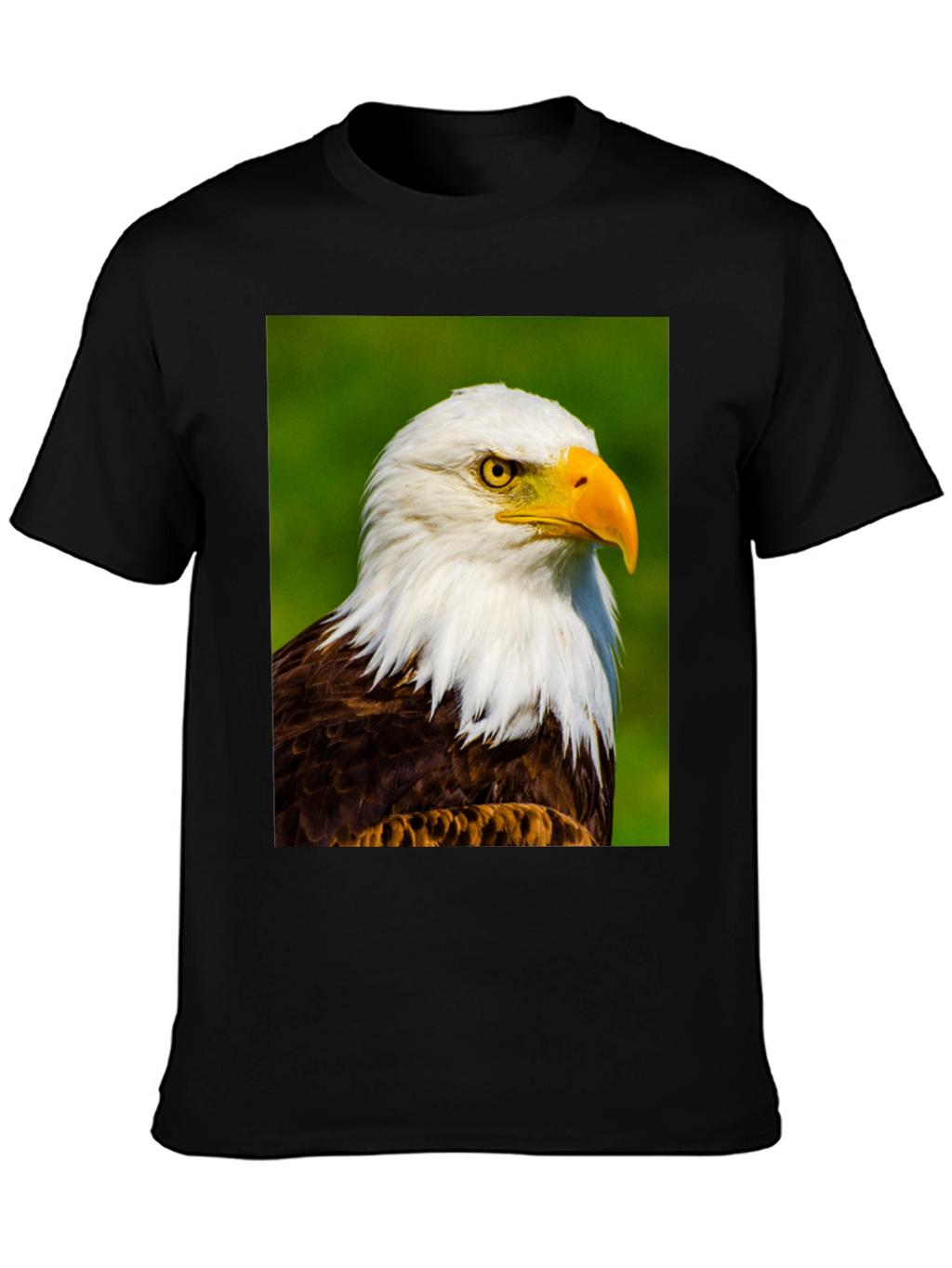 Bald Eagle Graphic Print Tee - Patriotic Style