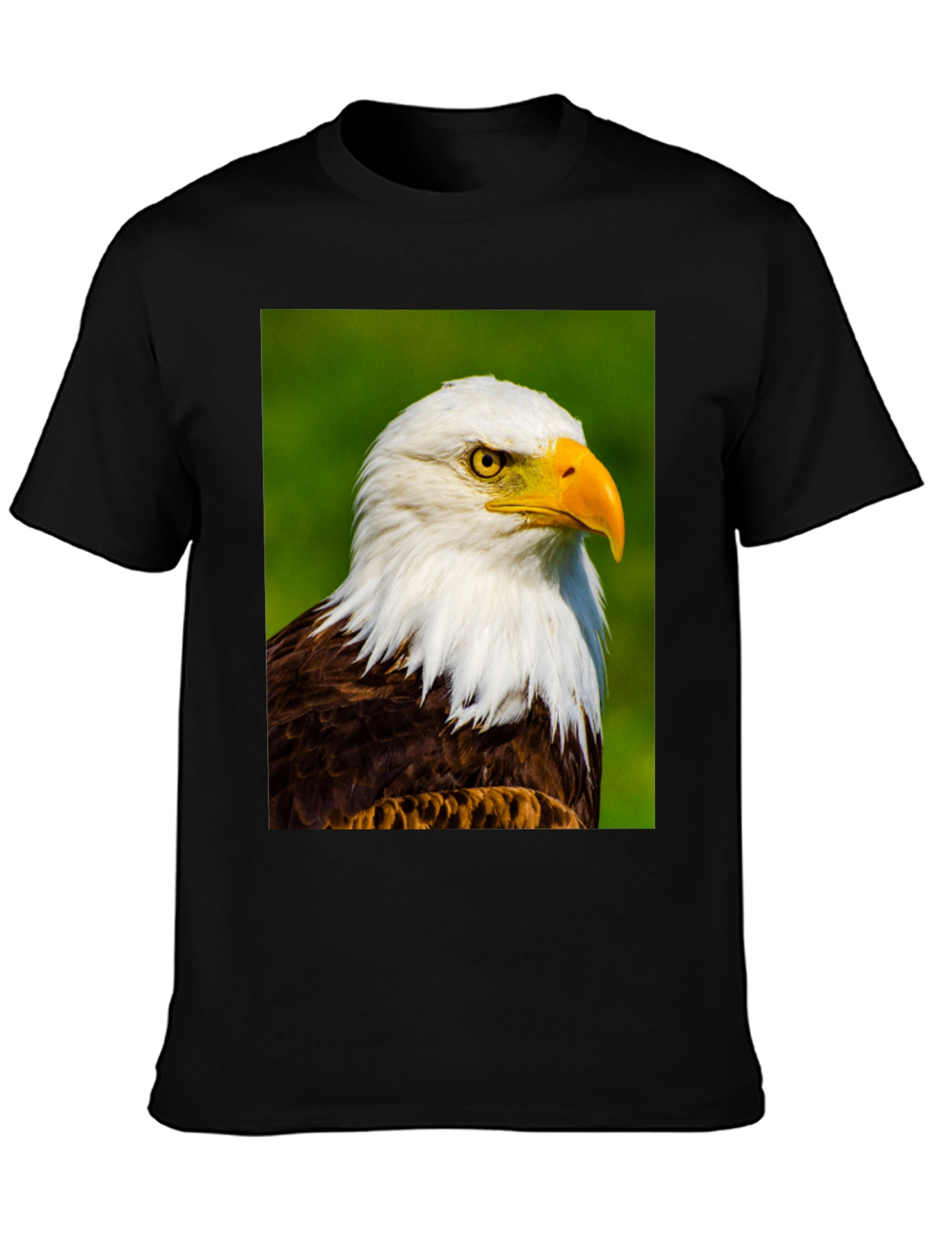 Bald Eagle Graphic Print Tee - Patriotic Style