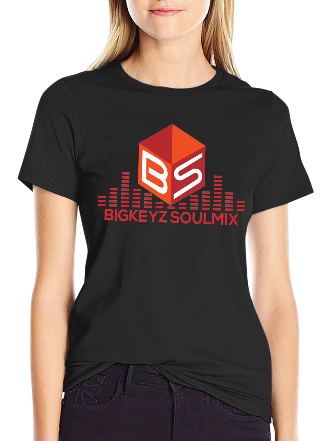 BigKeyz Soulmix Black Graphic T-Shirt
