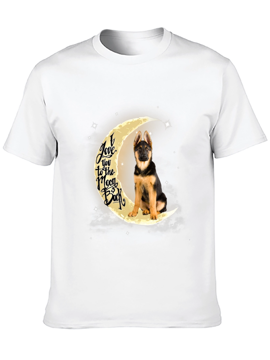 German Shepherd Moon T-Shirt