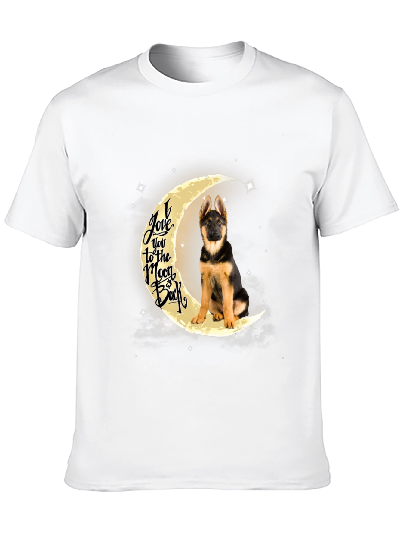 German Shepherd Moon T-Shirt