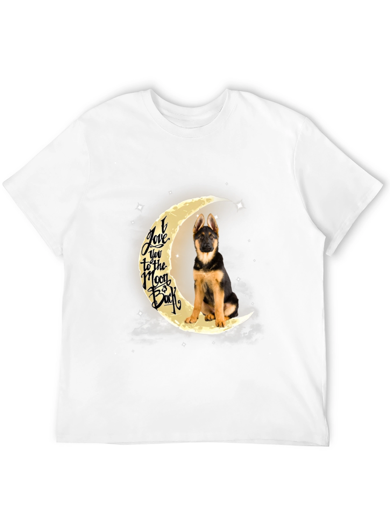 German Shepherd Moon T-Shirt
