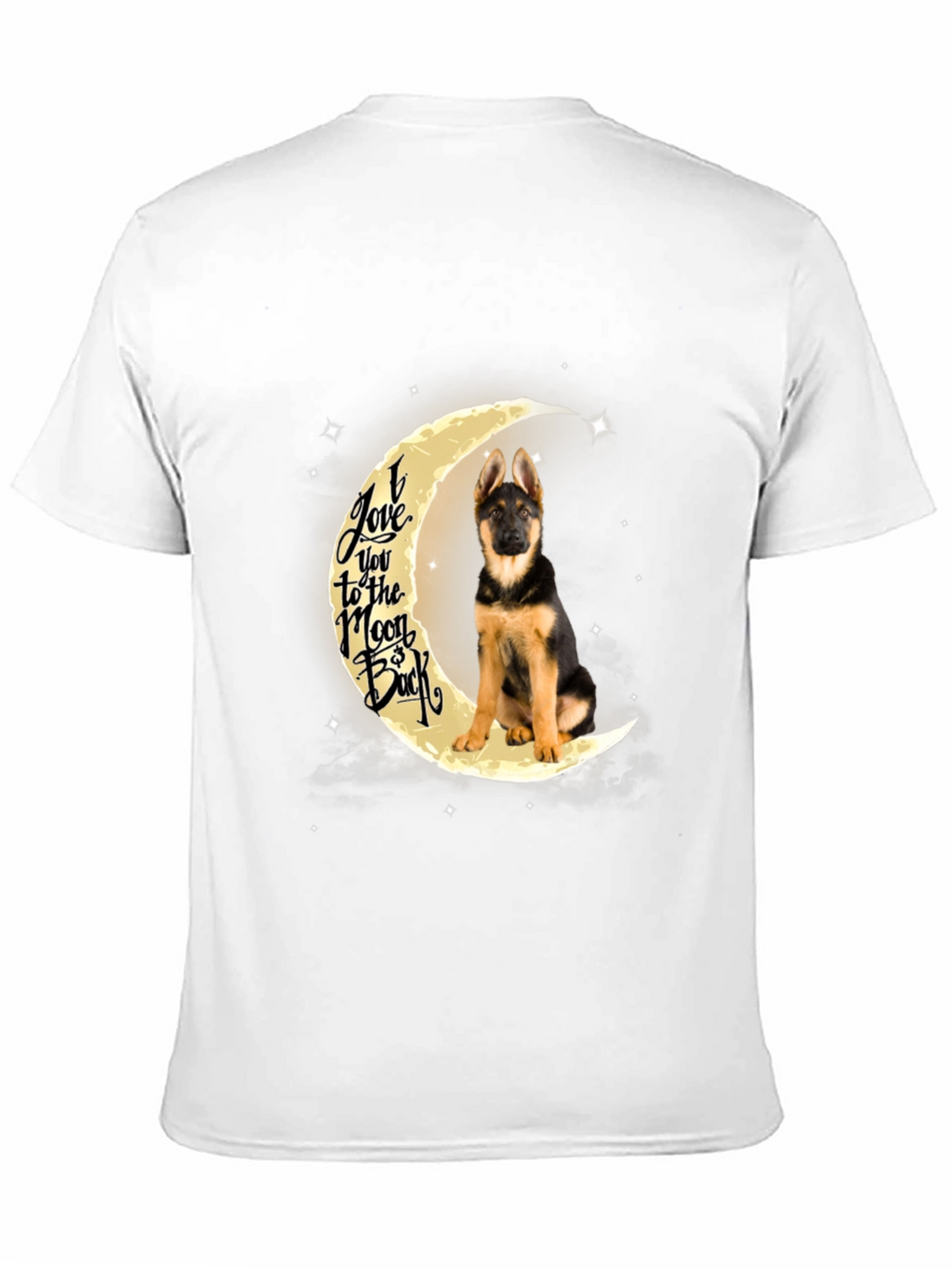 German Shepherd Moon T-Shirt