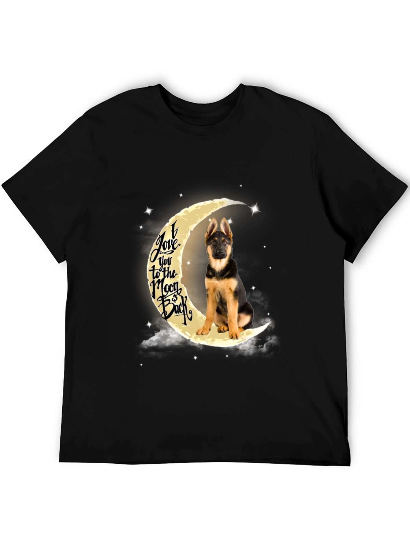 German Shepherd Moon T-Shirt