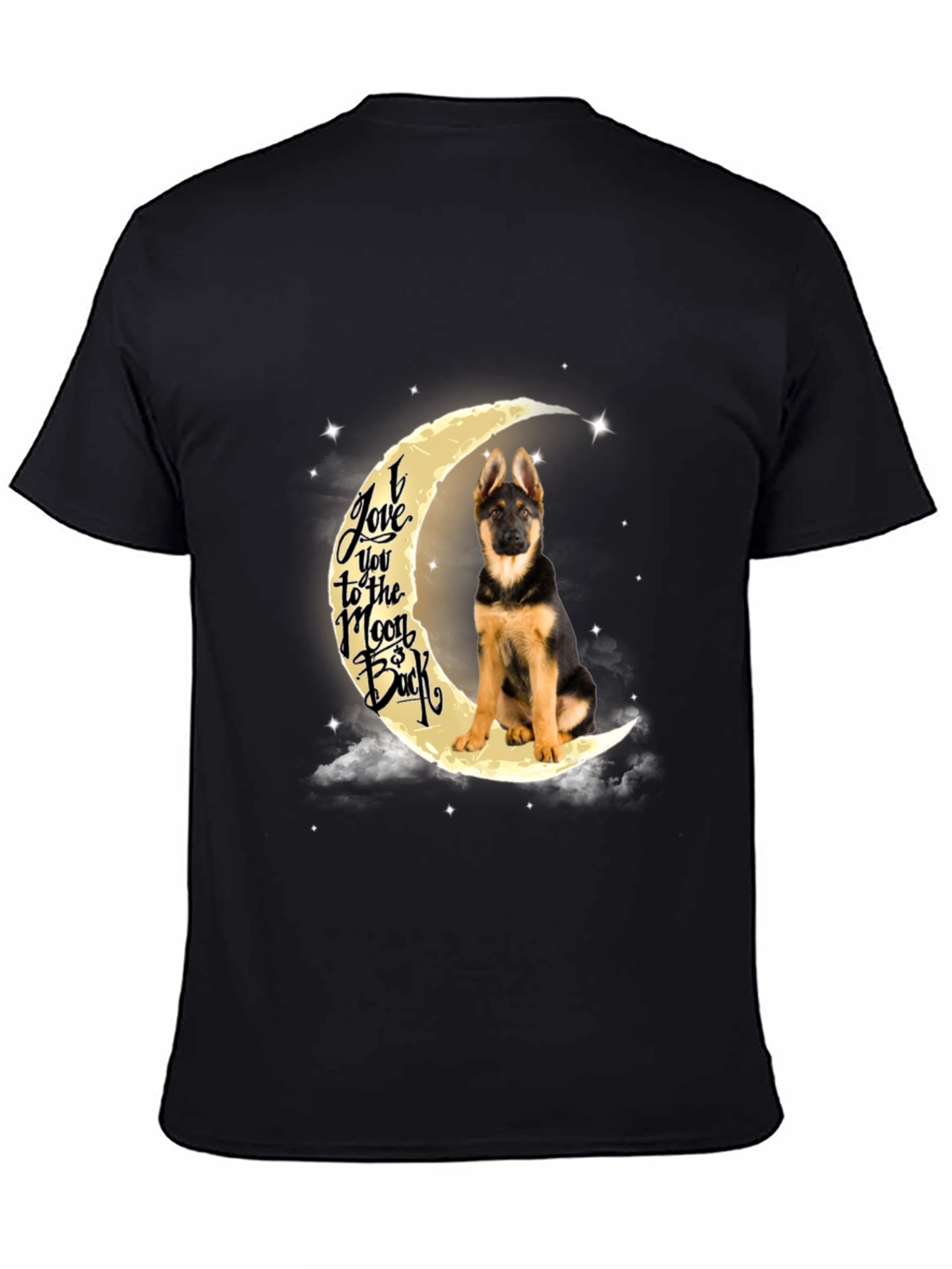 German Shepherd Moon T-Shirt