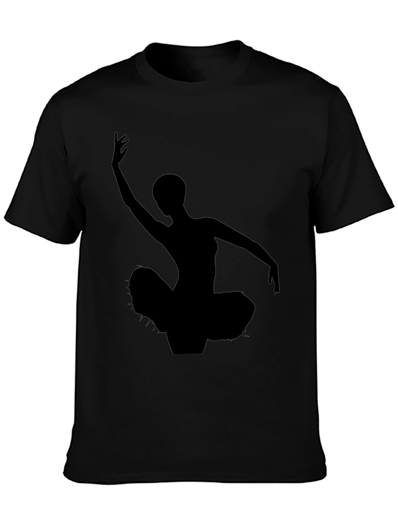 Ballerina Silhouette Black T-Shirt