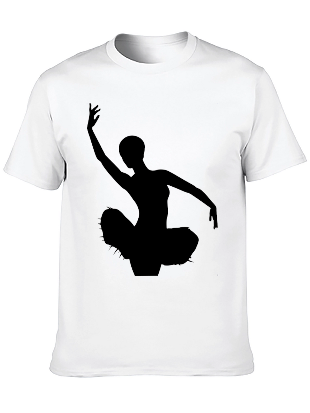 Ballerina Silhouette Black T-Shirt