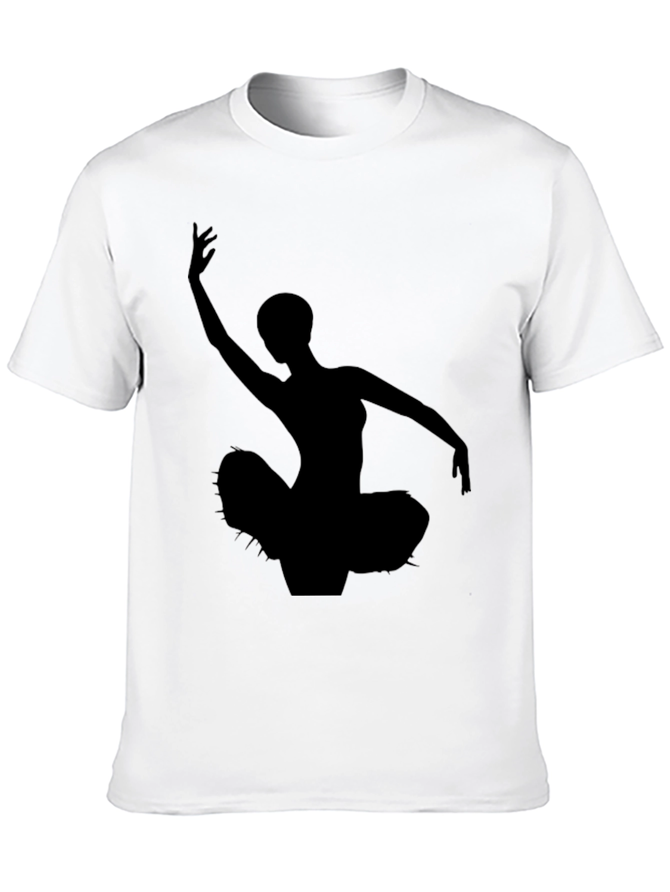 Ballerina Silhouette Black T-Shirt