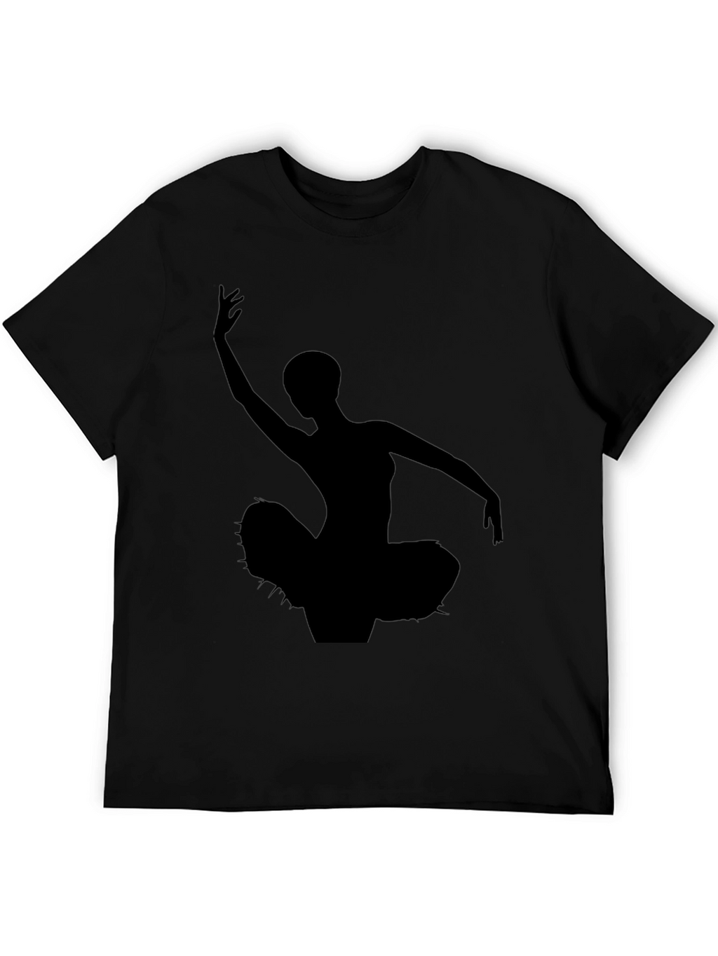 Ballerina Silhouette Black T-Shirt