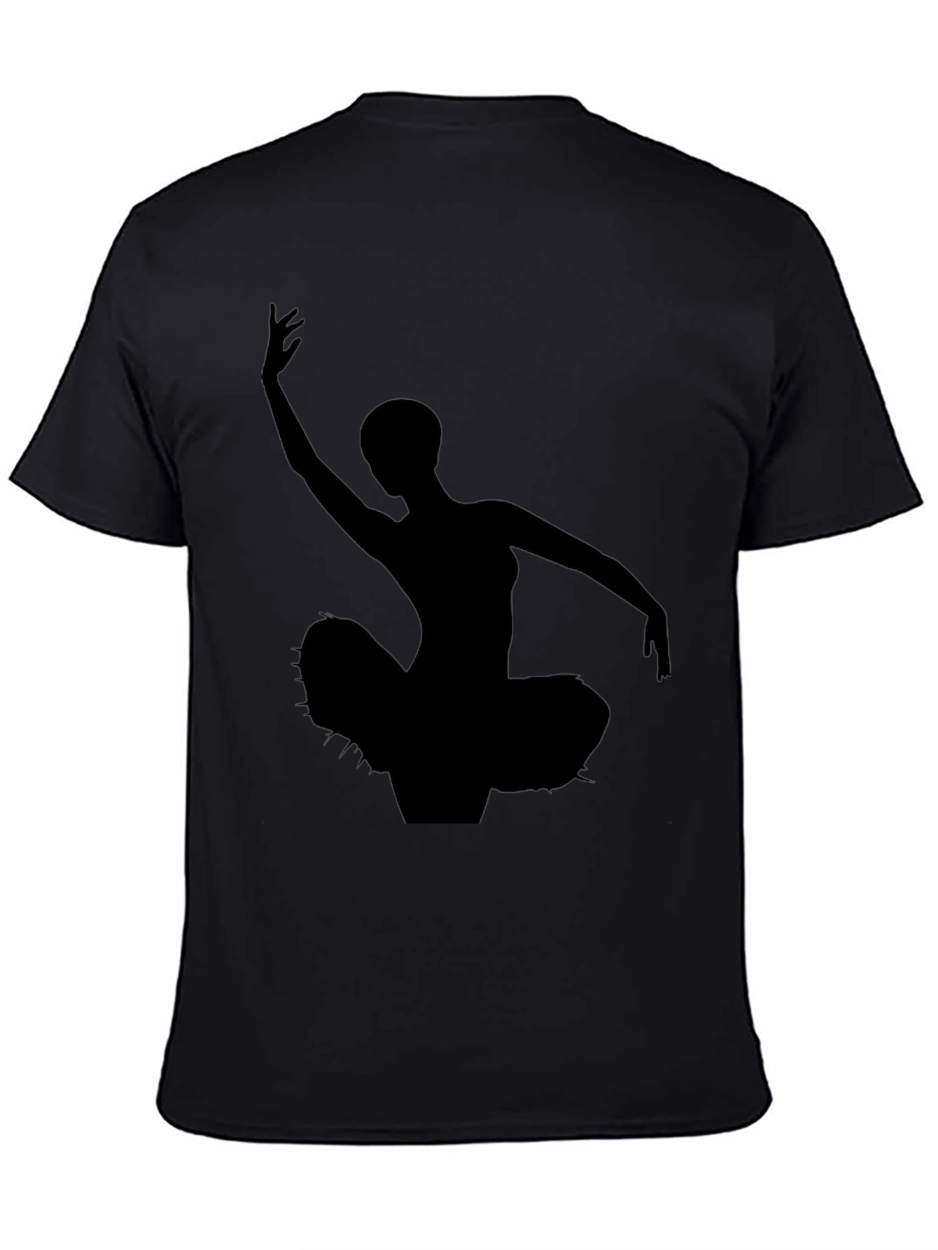 Ballerina Silhouette Black T-Shirt